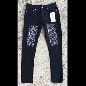 NWT Calvin Klein slim patchwork jeans. Size 26x30